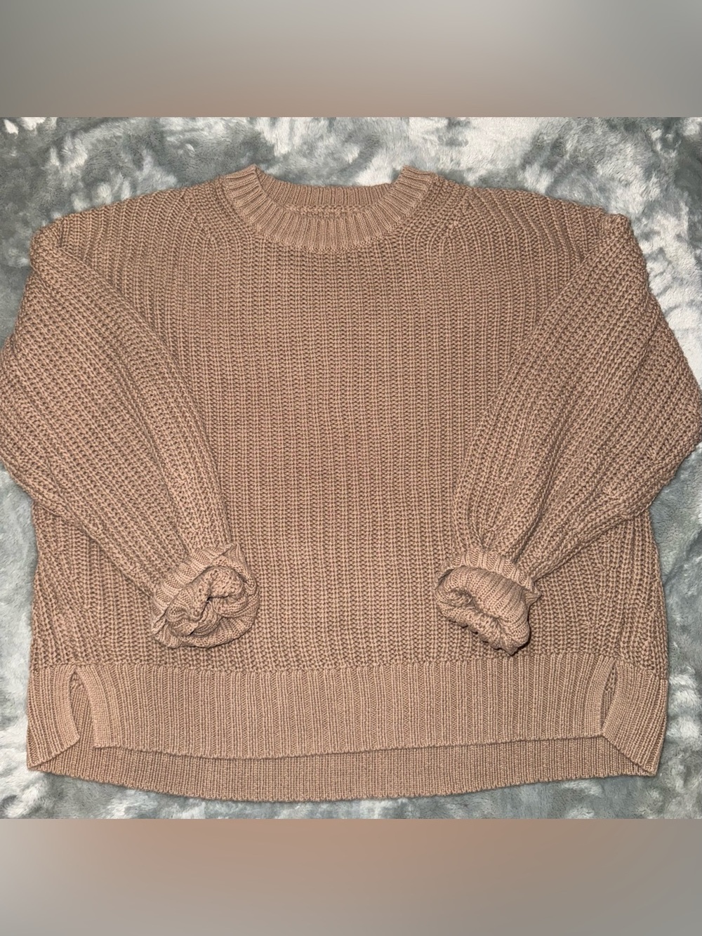 American Eagle Outfitters Chunky Crewneck Sweater in Brown